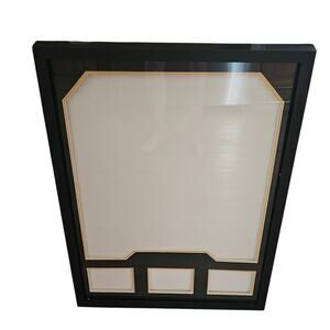 Jersey Frame Display Case 1 Pack, Large with Mats and Real Tempered Glass Cover